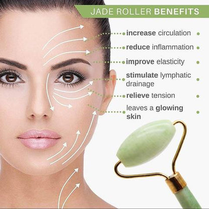 Jade Face Massage Roller Jade