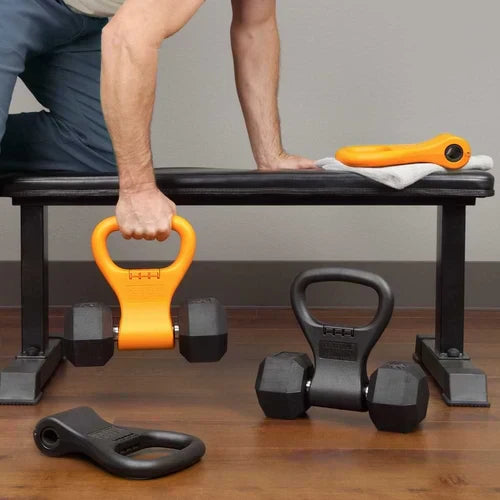 Adjustable Kettlebell Grip FitAndGlow