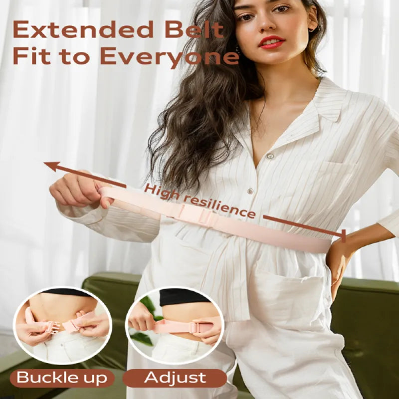 Portable Electric Heating Pad - Cordless Menstrual Relief Belt with 3 Heat Settings Fit And Glow