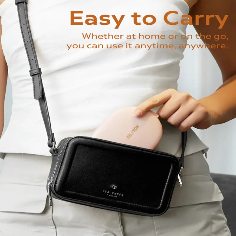 Portable Electric Heating Pad - Cordless Menstrual Relief Belt with 3 Heat Settings Fit And Glow